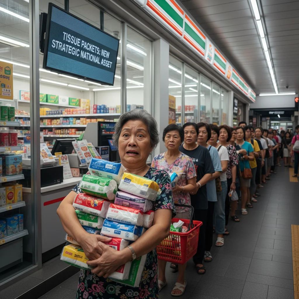 Singapore Officially Declares Tissue Packets 'National Security Assets' After Hawker Wars