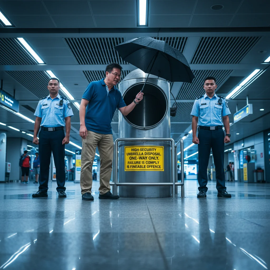 Singapore Declares War on Wet Umbrellas; Mandatory Incineration Now Policy