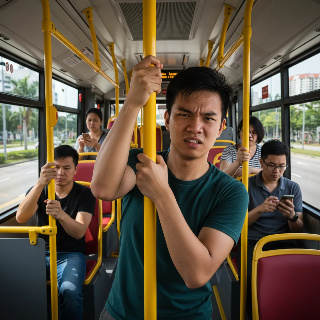 Singapore Replaces Bus Leaning With Mandatory, Taxable Pole Holding