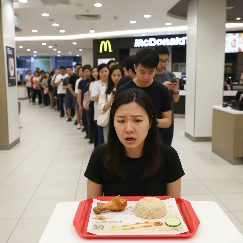 Singapore McDonald’s Now Selling Rice Packet So Sad, Hawker Stalls Are Offering Free Condiments