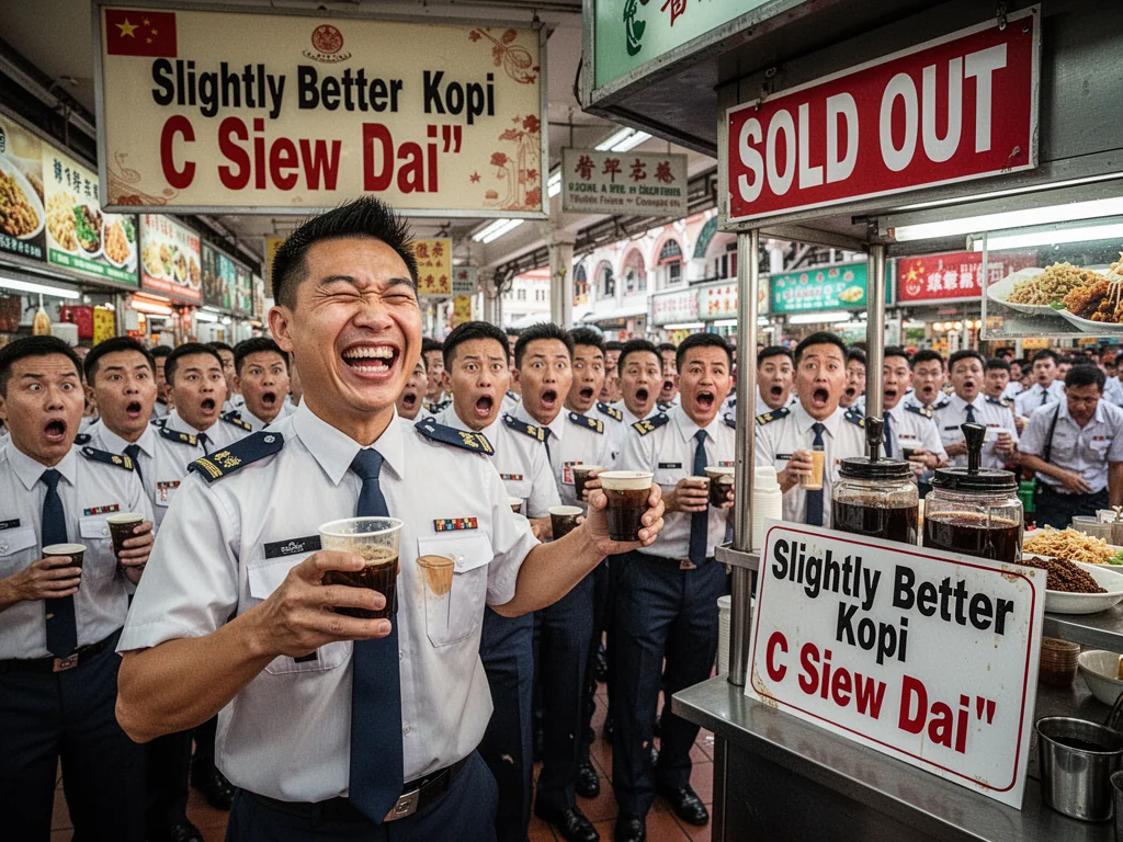 Singapore Civil Servants' Pay Rise Triggers Nation-Wide Shortage Of *Slightly* Better Quality Kopi C Siew Dai