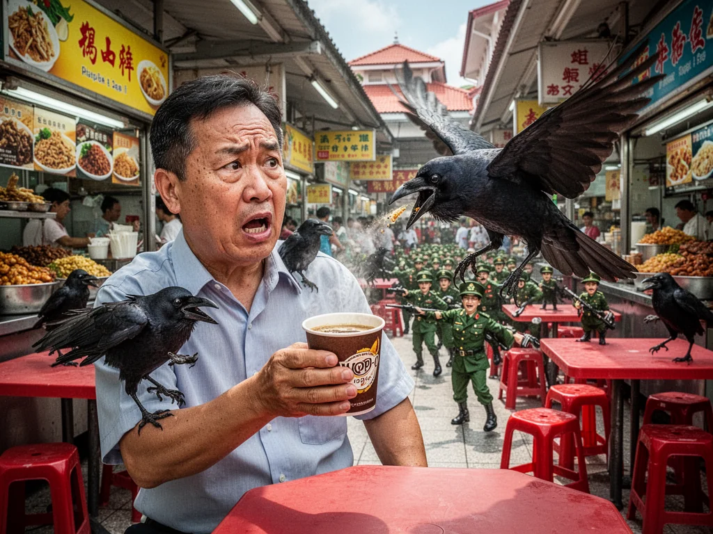 Singaporeans Demand Crows Face Mandatory NS After Surge In ‘Aggression’ Incidents