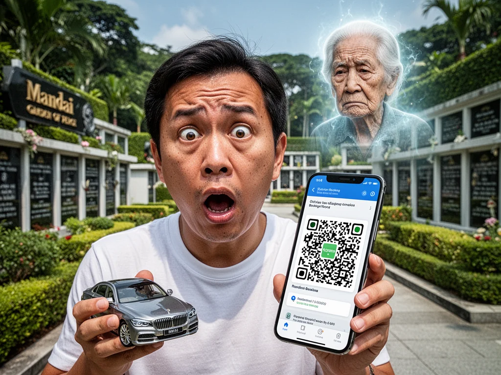 NEA Forces Sinkies To Book Slots Just To Visit Dead Relatives