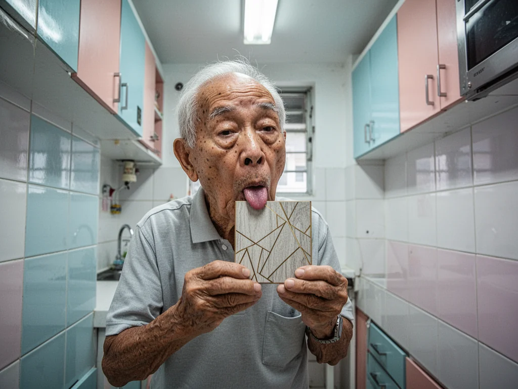 Singapore Man Thrilled To Trade 40 Years Of Food For HDB Wall
