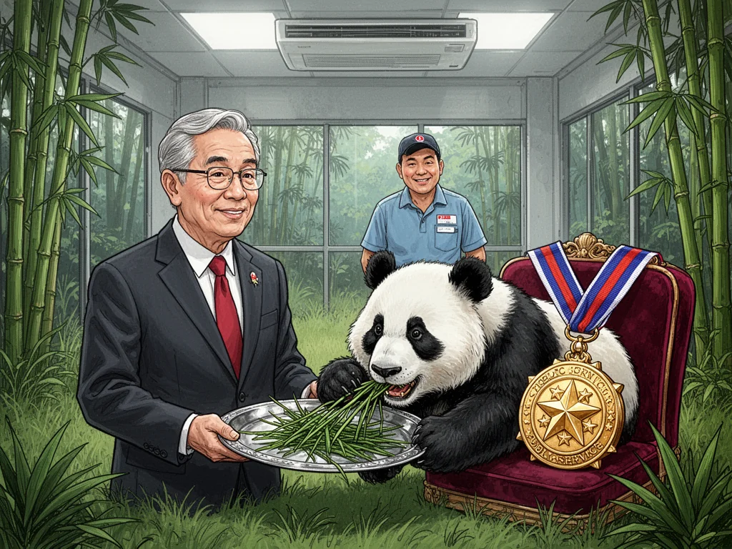 Singapore Panda Crowned National Hero After Successfully Avoiding Work For Decade