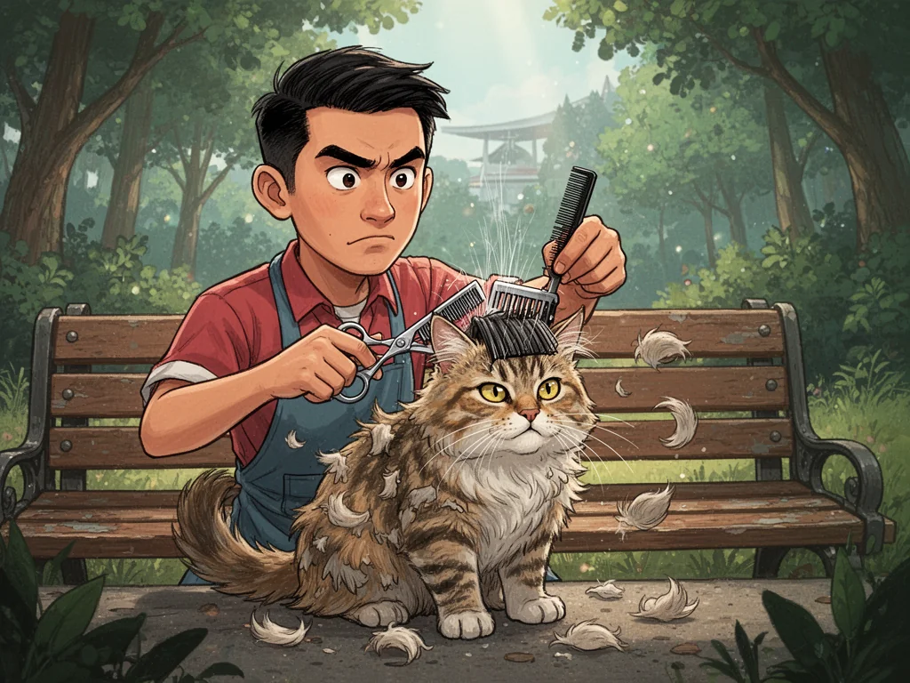 Sinkie Sent To IMH After Giving Cat Shittier Haircut Than SAF Recruit