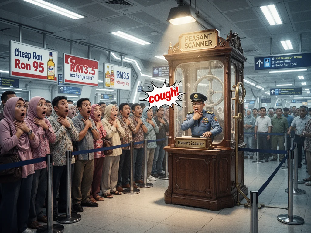Sinkies Demand ICA Install ‘Peasant Scanners’ To Detect Incoming Malaysian Germs