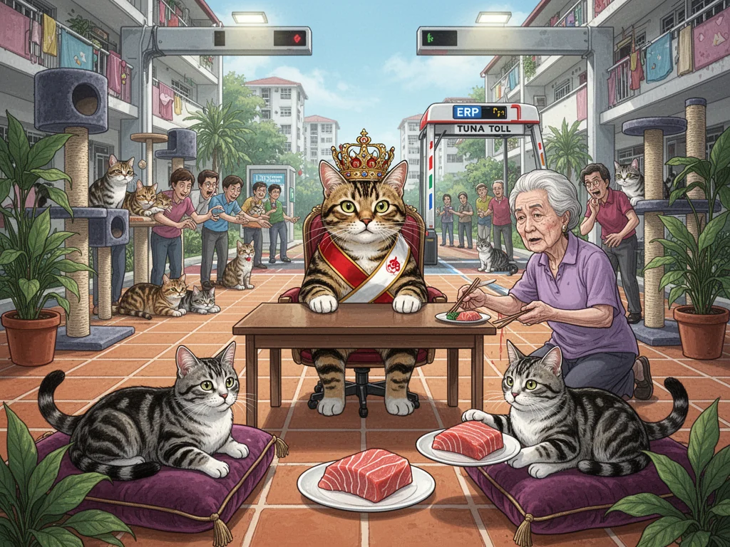 Entitled Singapore Cats Launch Class Action Suit Against Cheap Kibble