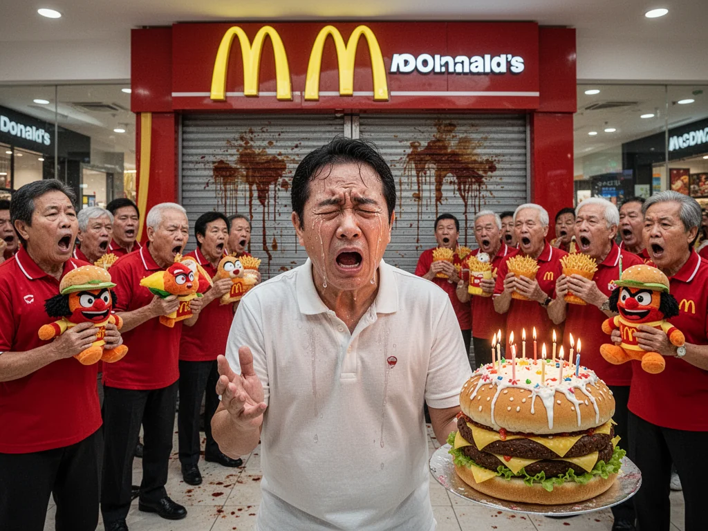 Sinkies Hold State Funeral For Dying Tampines Fast Food Joint