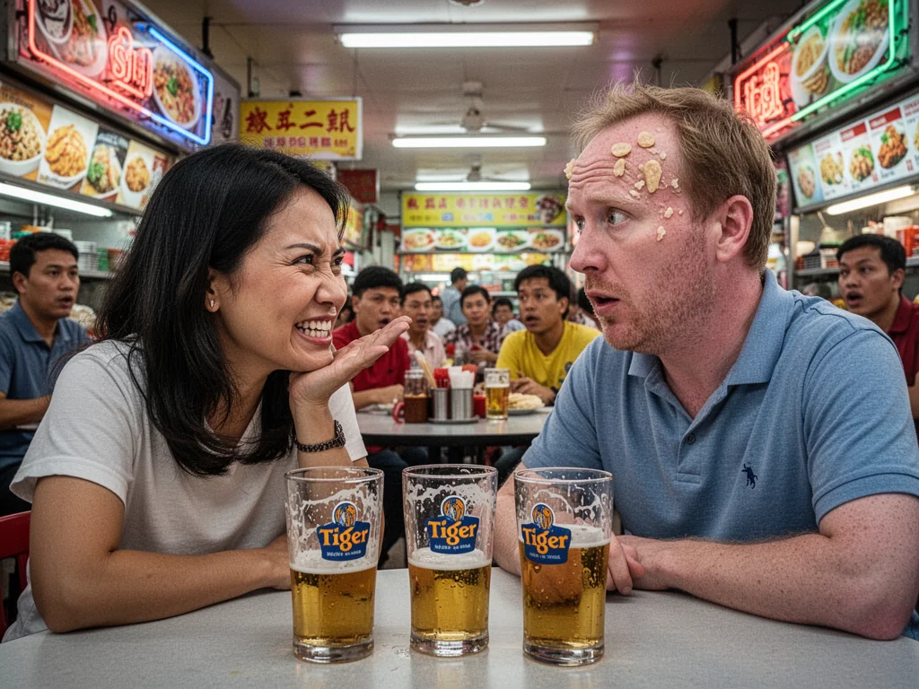 Singaporean Woman Mistakes Sunburnt British Expat For Greek God