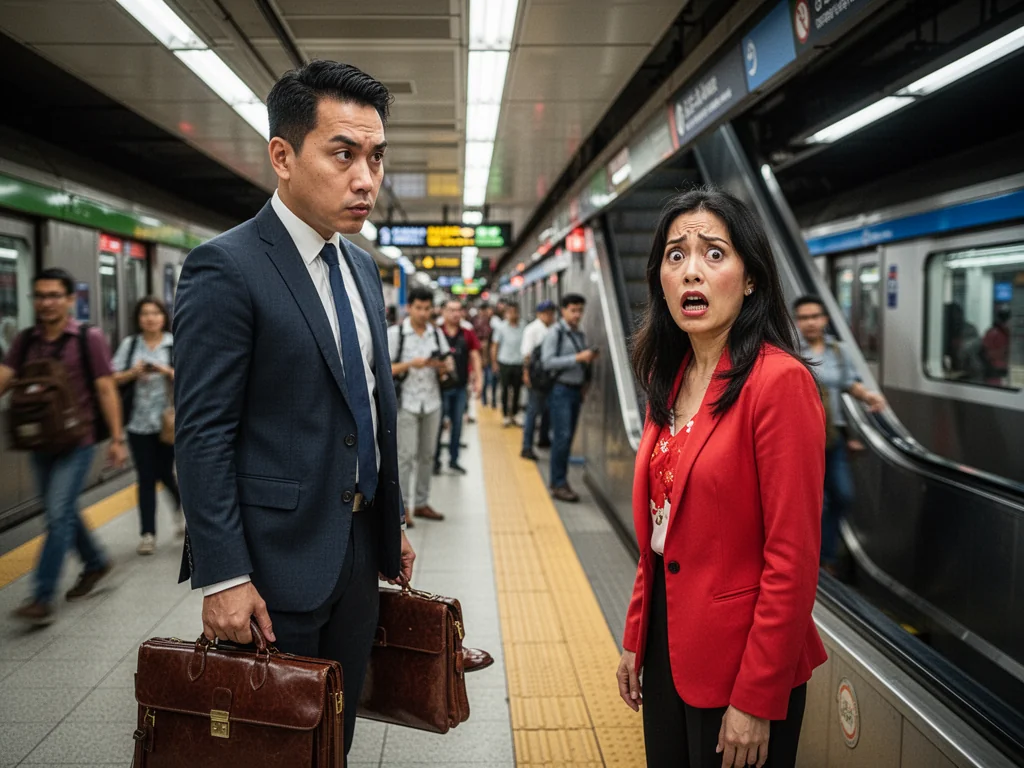 Frenchman Mistakes Routine Singapore MRT Eye Contact For Cinematic Romance