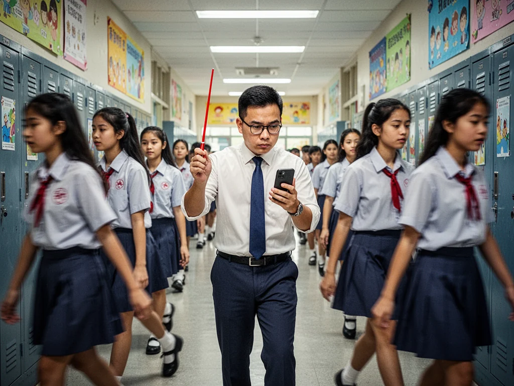 Singapore Teacher Accused Of Repeatedly Grading Female Colleagues' Buttocks