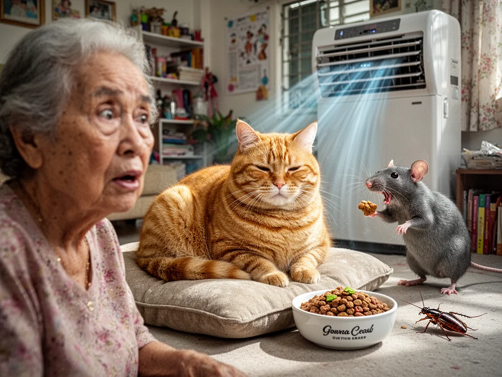 Singapore HDB Cats Sign Non-Aggression Pact With Local Rats