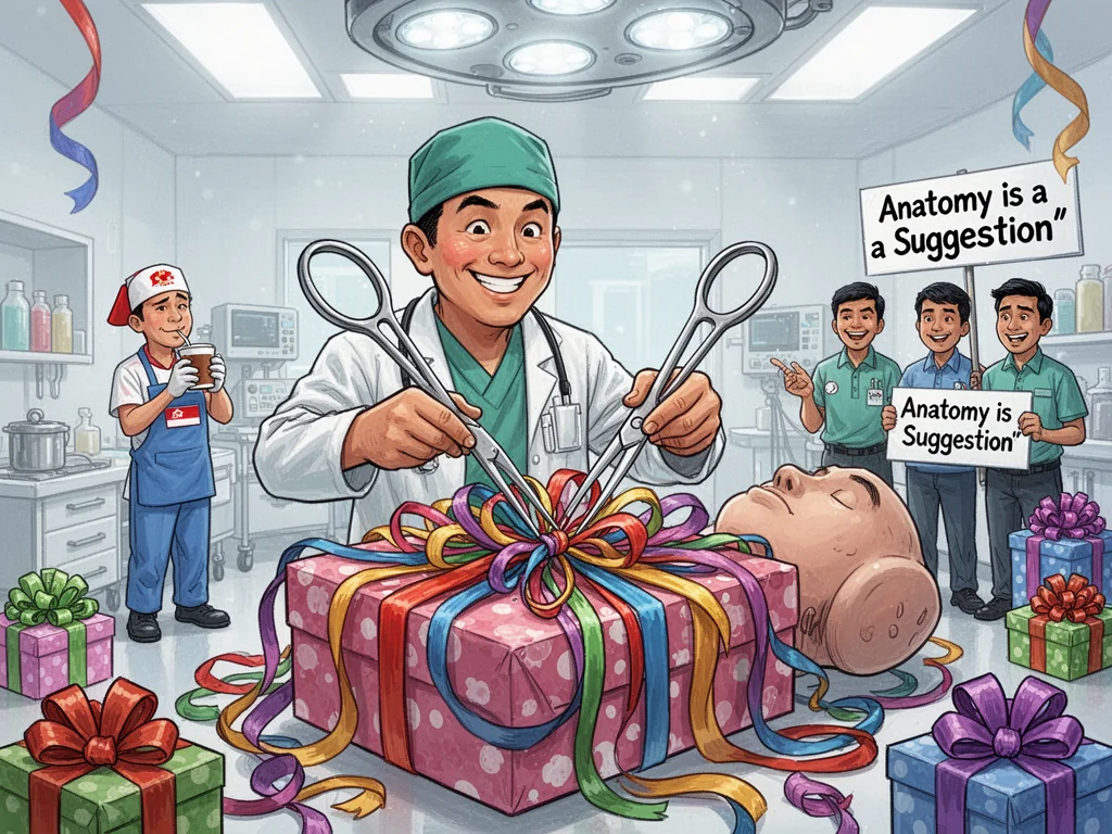 Sinkie Surgeon Mistook Main Arteries For Useless Decorative Ribbons