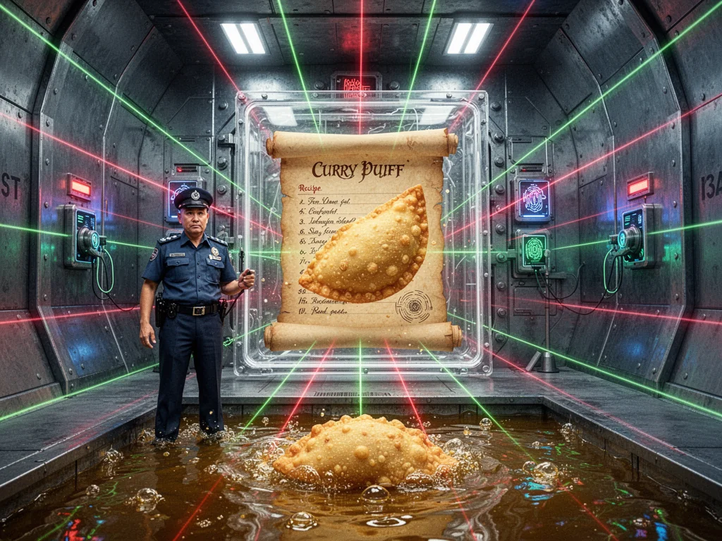 Singapore Stores Curry Puff Recipe In Nuclear-Grade Anti-Theft Vault