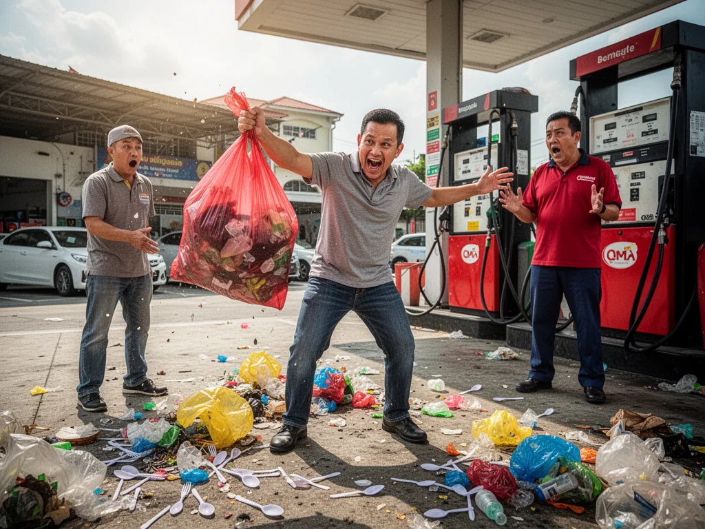 Patriotic Singaporeans Ensure Malaysia Remains A Literal Rubbish Dump