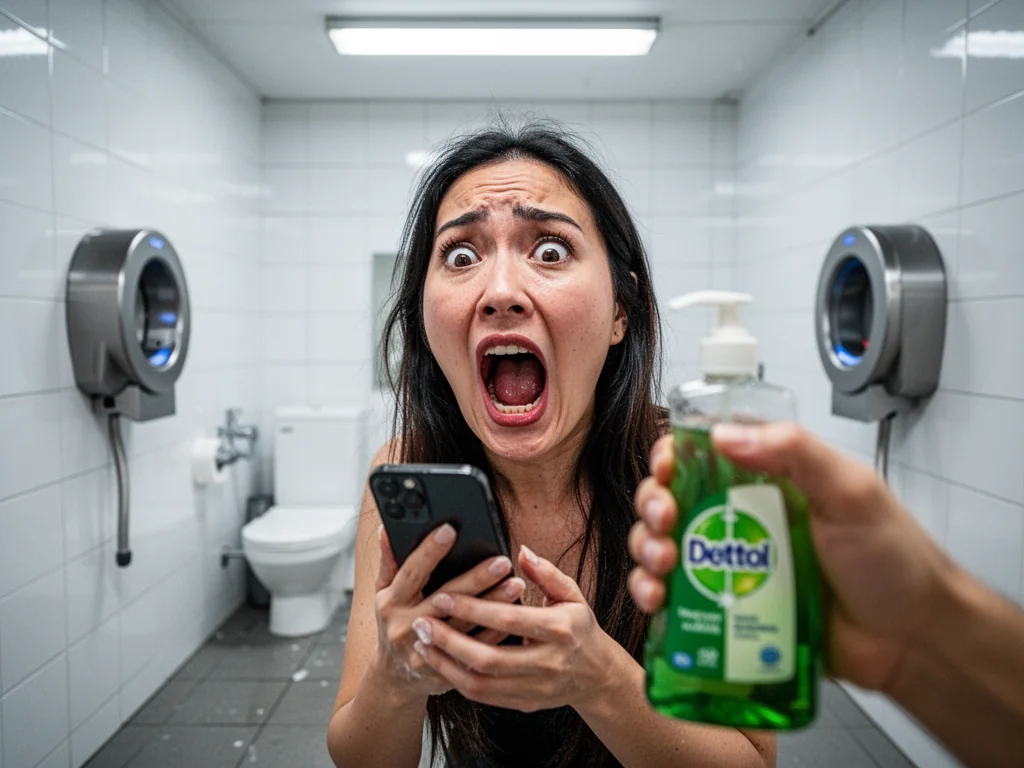 Sinkies Terrified After Influencer Finds Clean Hawker Centre Toilet