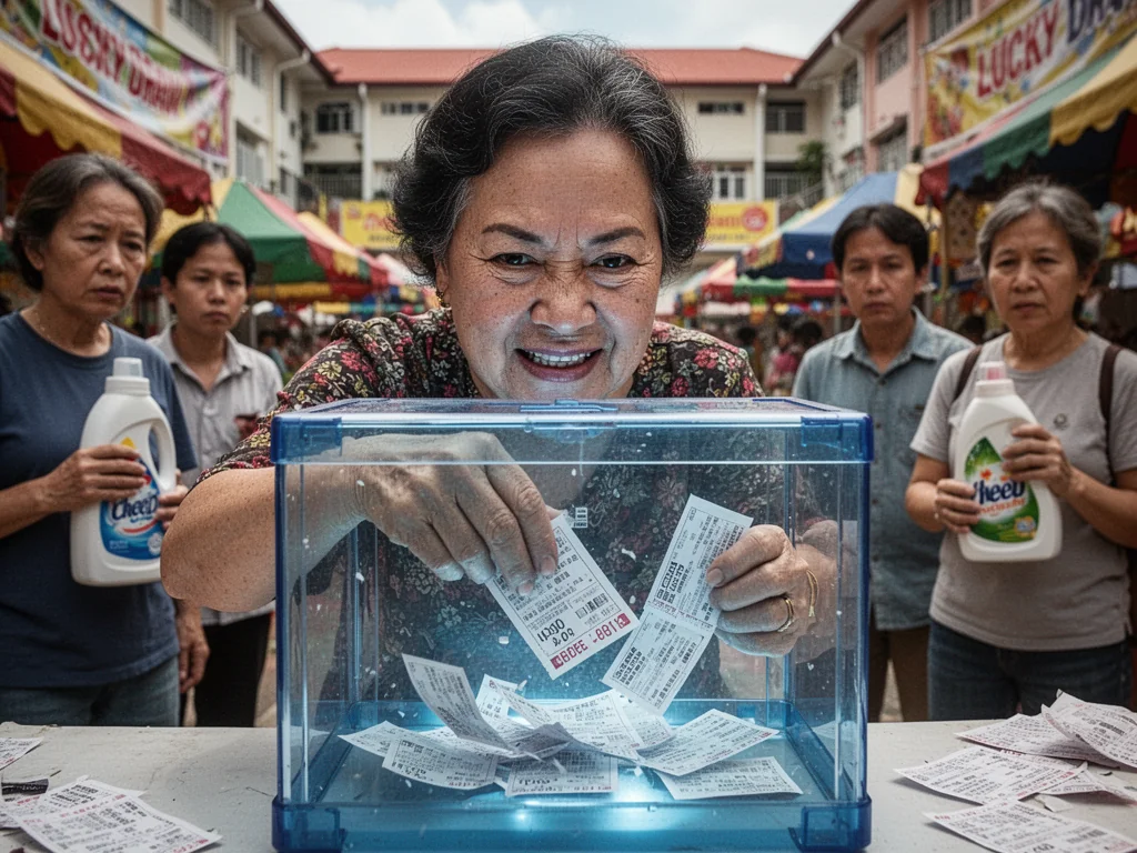 Singapore Auntie Reinvents Lucky Draw As ‘Deliberate Pick’ Draw