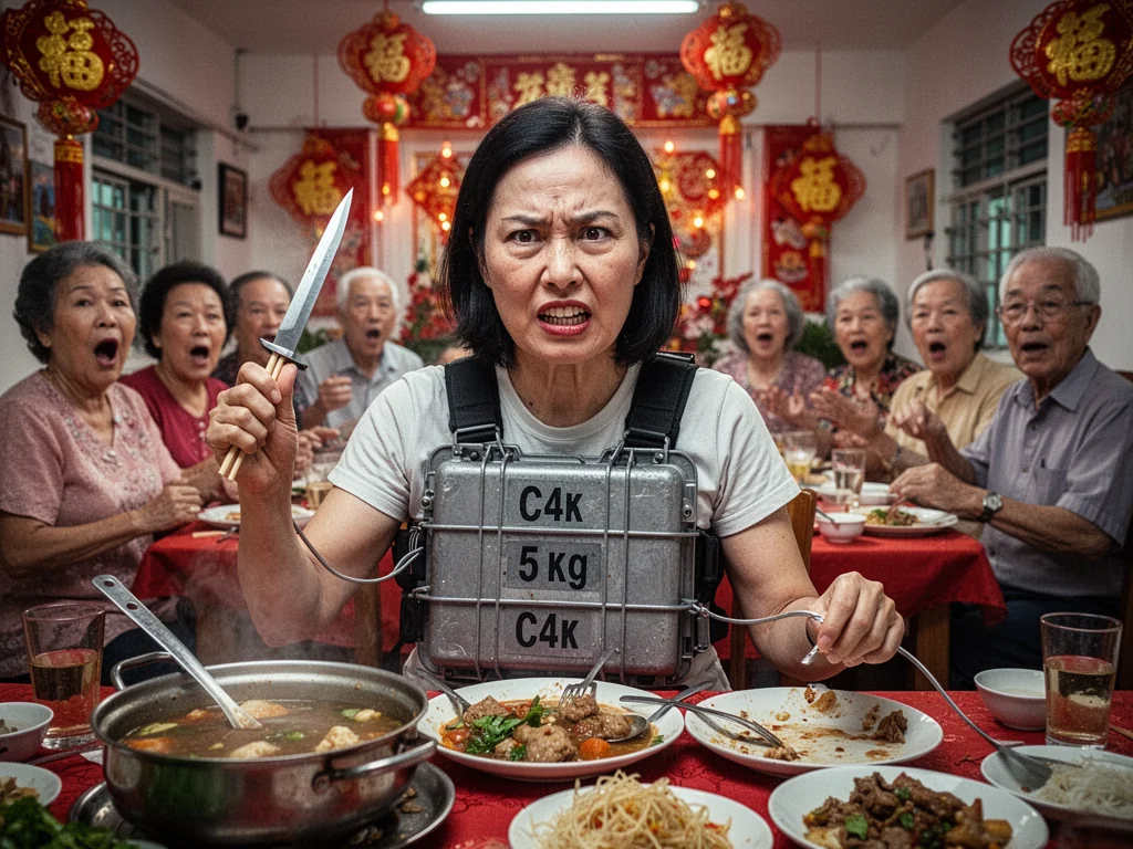 Singaporean Woman Wears Explosive Vest to Avoid Marriage Questions