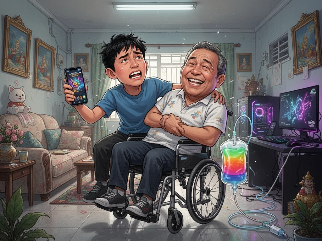 Sinkie Kids Finally Productive After Parents Get Critical Illness