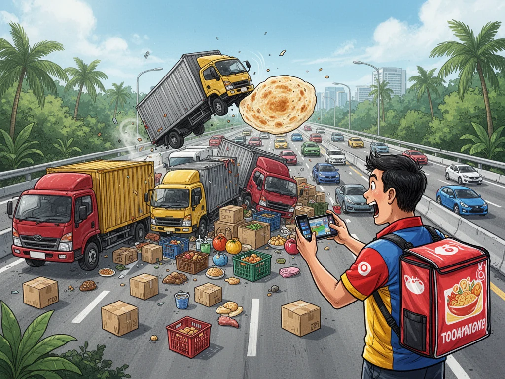 Sinkies Mistake SLE Pile-Up For Exclusive Expressway Block Party