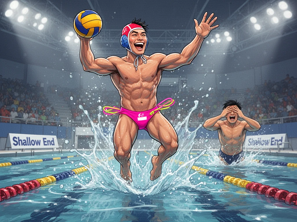 Sinkies Defeat China In High-Stakes Underwear Splashing Contest