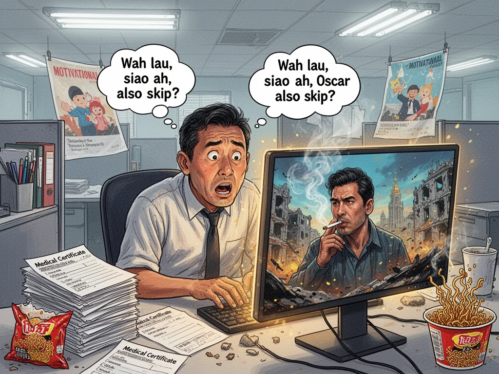 Actor Skips Oscars For Ukraine, Confusing Workaholic Singaporeans Everywhere