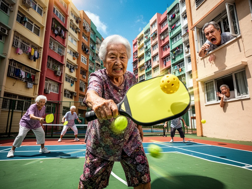 Singapore Pickleball Courts Reclassified As Senior Citizen Fight Clubs