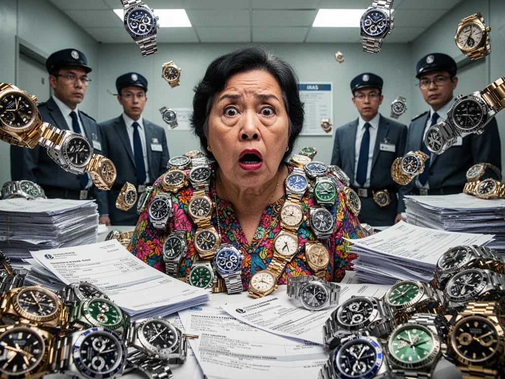 Sinkie Woman Shocked $1M In Rolexes Can't Buy Tax Immunity