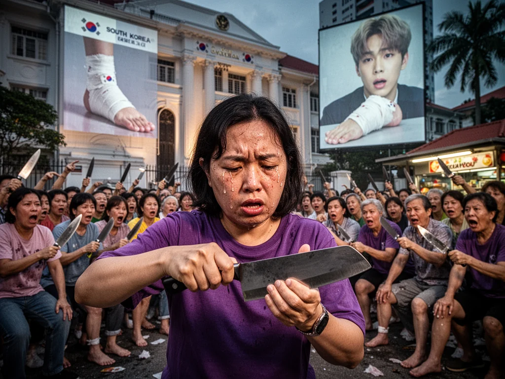 Singaporeans Offer Own Ankles To Replace Injured BTS RM’s Bone