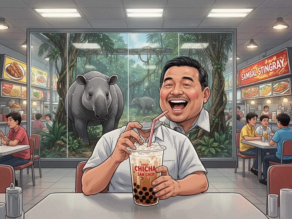 Mandai Wildlife Reserve Finally Admits Animals Are Just Decor For Food Court