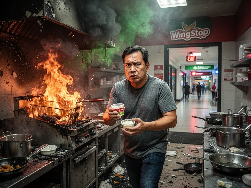 Wingstop Finally Delivers On “Atomic” Wings Promise By Incinerating Entire Kitchen