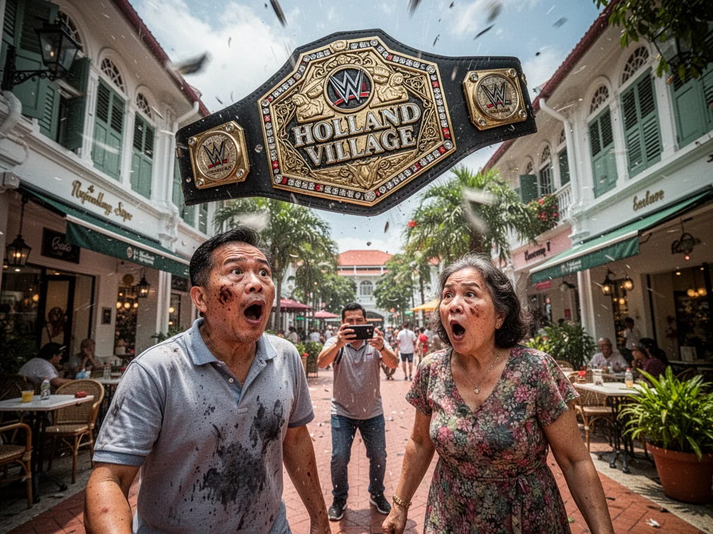 Holland Village Signboard Finally Snaps, Attempts To Fucking Murder Two Innocent Pedestrians