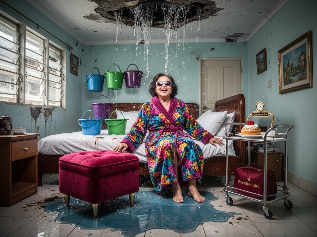 Local Woman Fails To Convince Court That Ceiling Leak Entitles Her To 95-Day Staycation