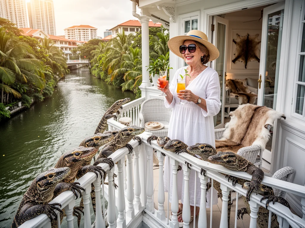 Woman Spends $100k Pretending Geylang River Is The Hamptons
