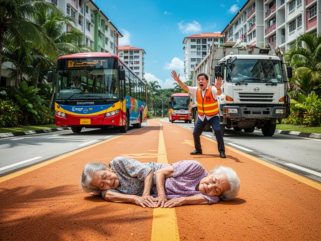 Jurong Woman Claims Road Still More Peaceful Than Jurong Point
