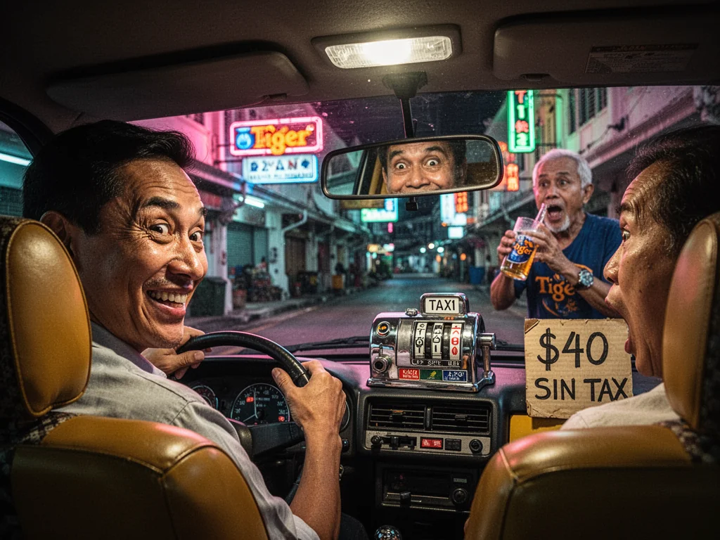 Cabby Charges $40 To Drive Cheapskate To Geylang Hookers.
