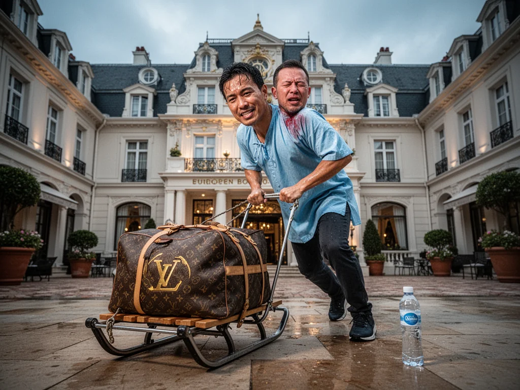 Local Man Pays $2,000 To Do Manual Labour Overseas