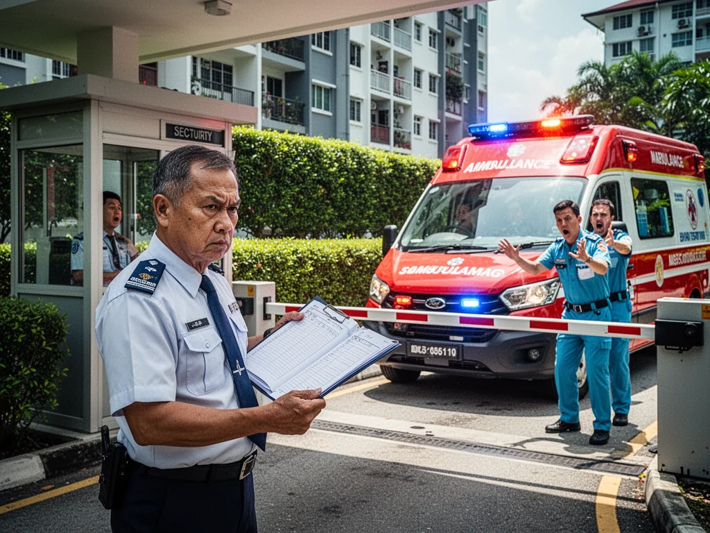 Security Guard Commended For Successfully Blocking Illegal Life-Saving Medics