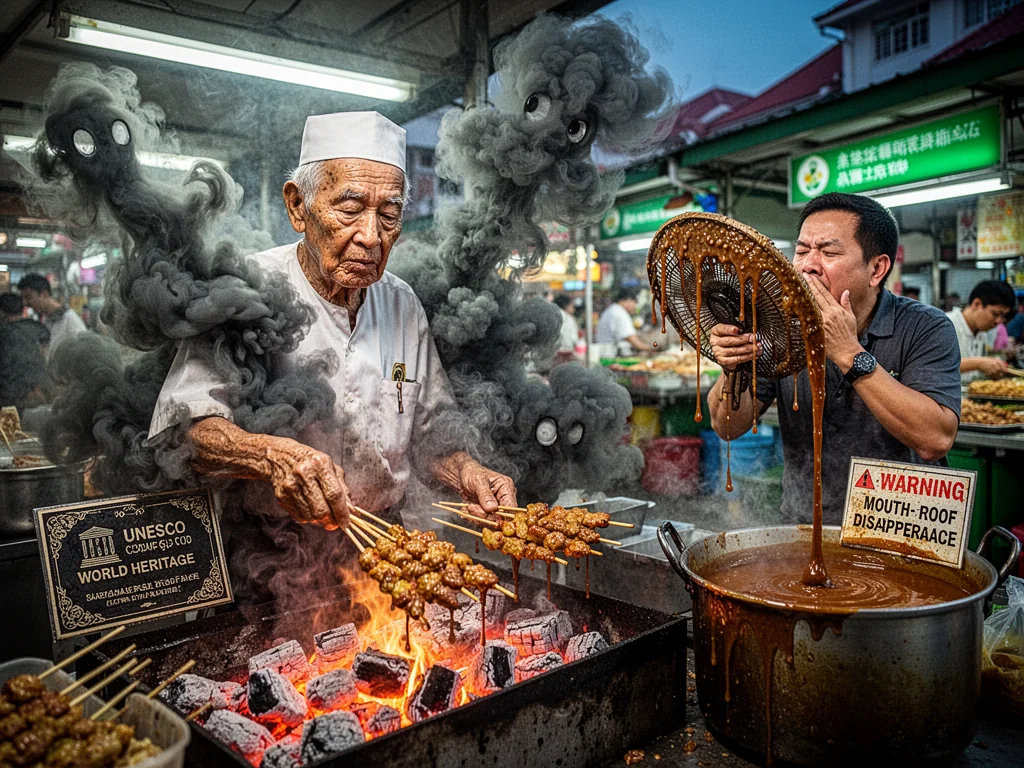 Satay Uncle’s Lung Cancer Declared UNESCO World Heritage Site