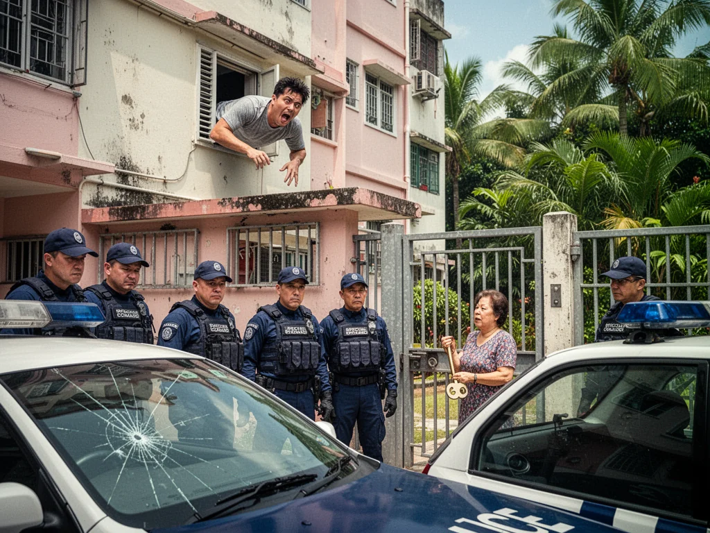 Hardcore Jurong Gangster’s Standoff Ruined By Mom Having The Keys