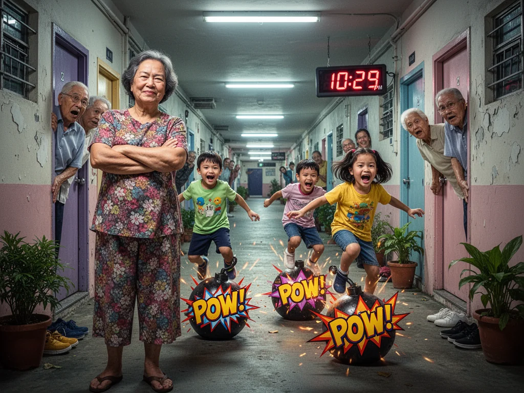 Bedok Mother Defends Children’s Right To Commit Noise Terrorism