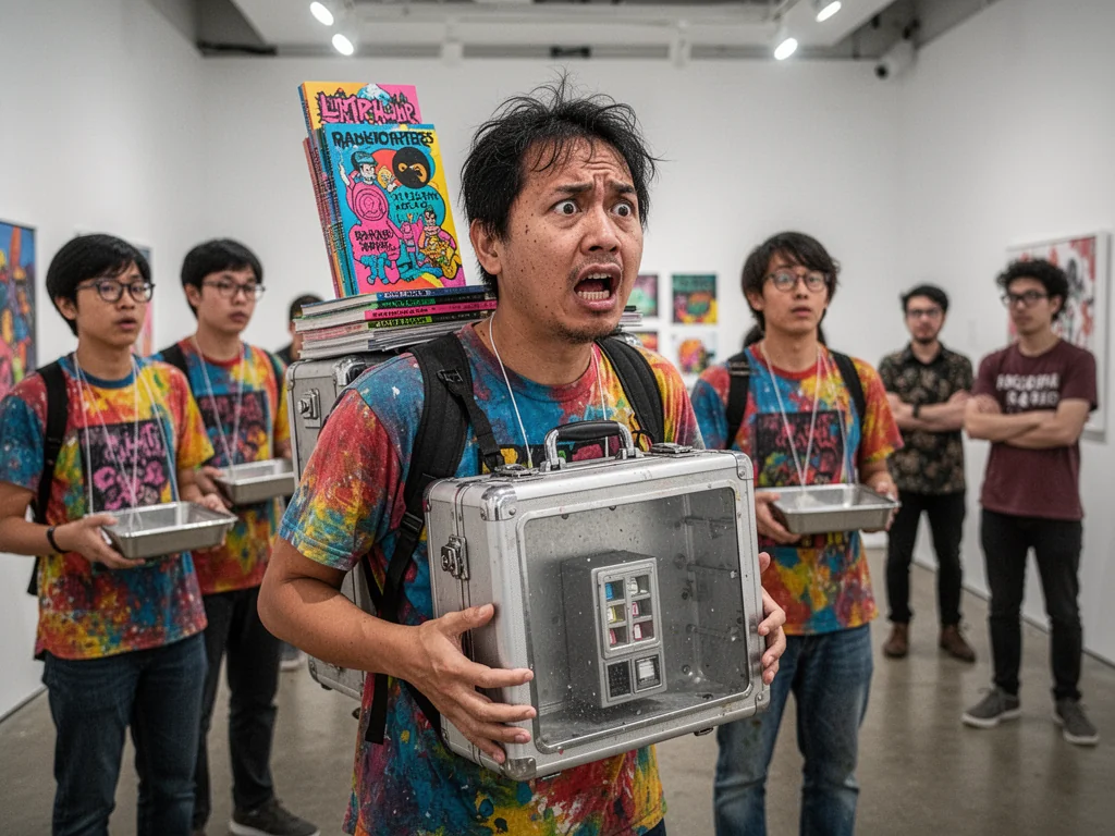 Art Fair Devastated Artists Refuse To Become Human Furniture