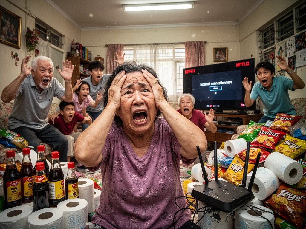 Iran Prepared For Six-Month War; Sinkie Starts Cannibalising Family After Six-Minute Outage
