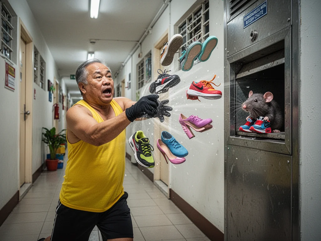 Woodlands Hero Saves Building Value By Yeeting Shoes Down Chute