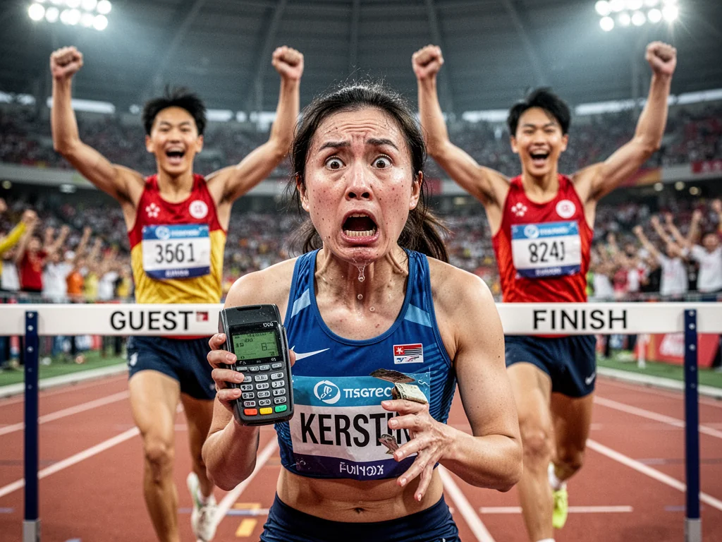 Local Hurdler Spends $700 To Come Second To Her Own Guests