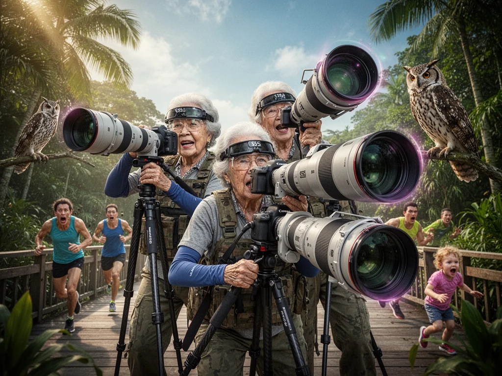Aunties With $40,000 Lenses Authorized To Execute Loud Park Visitors