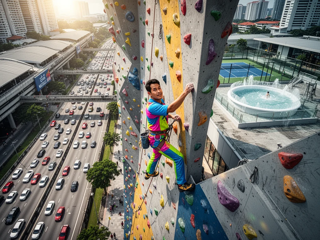 New 21m Climbing Wall Built Specifically For Looking Down On Plebs