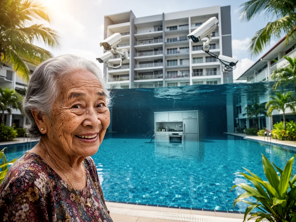 Chong Pang Development Features Pools Deep Enough For Disposing Evidence