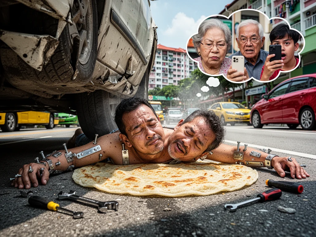 Biker Prefers Being Crushed Over Facing Judging Eyes On MRT